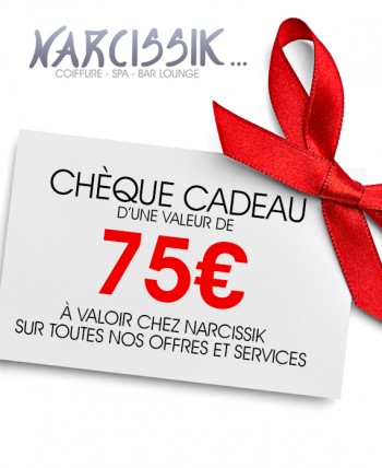 Chèque cadeau 75€